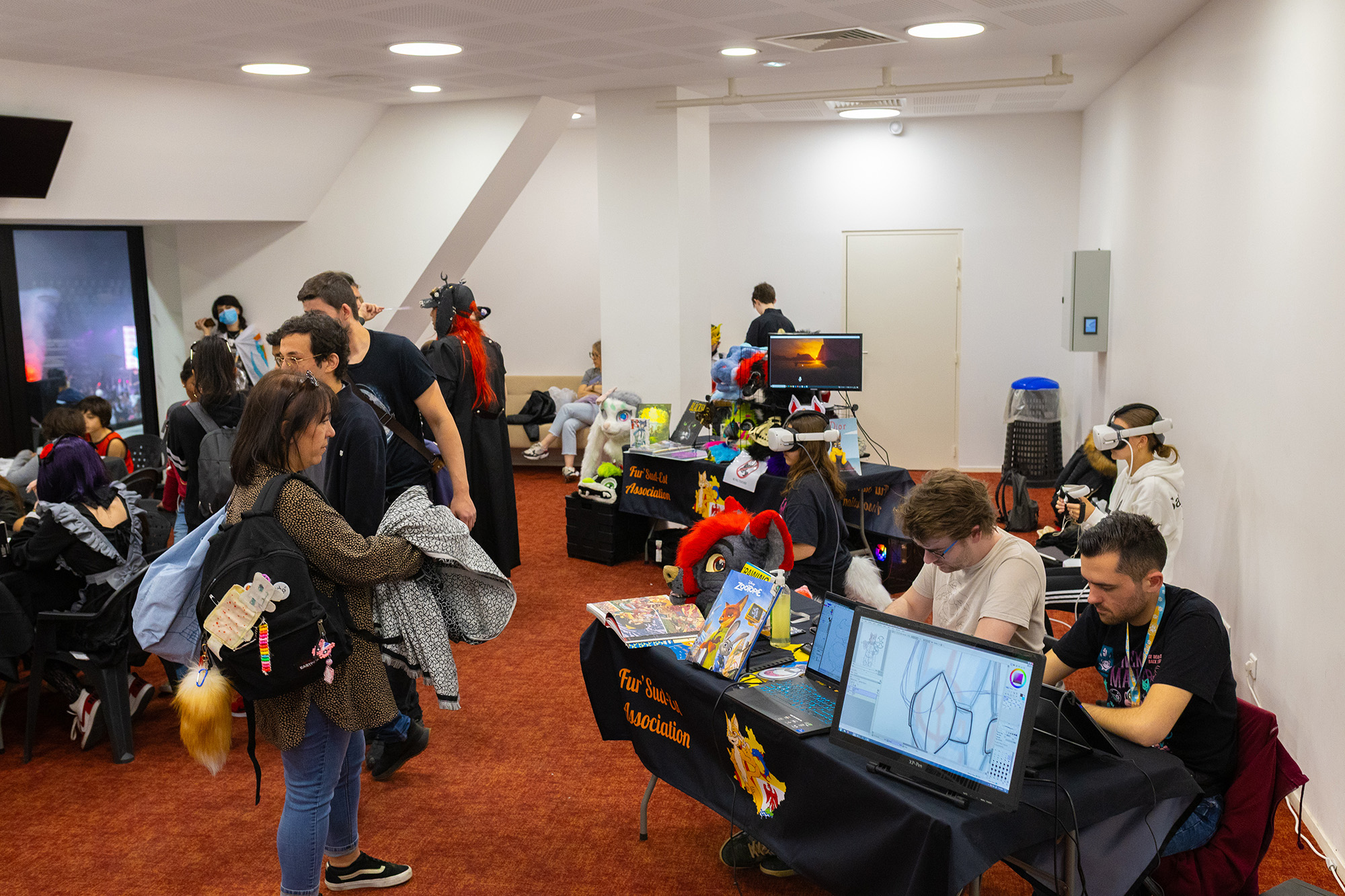 Le stand de Fur’Sud-Est lors d’une convention